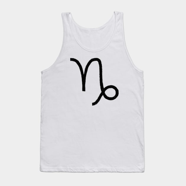 CRAPICORN SYMBOL IN OIL Tank Top by jcnenm